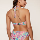 Lingadore Paisley Print Triangle Padded Bikini Top