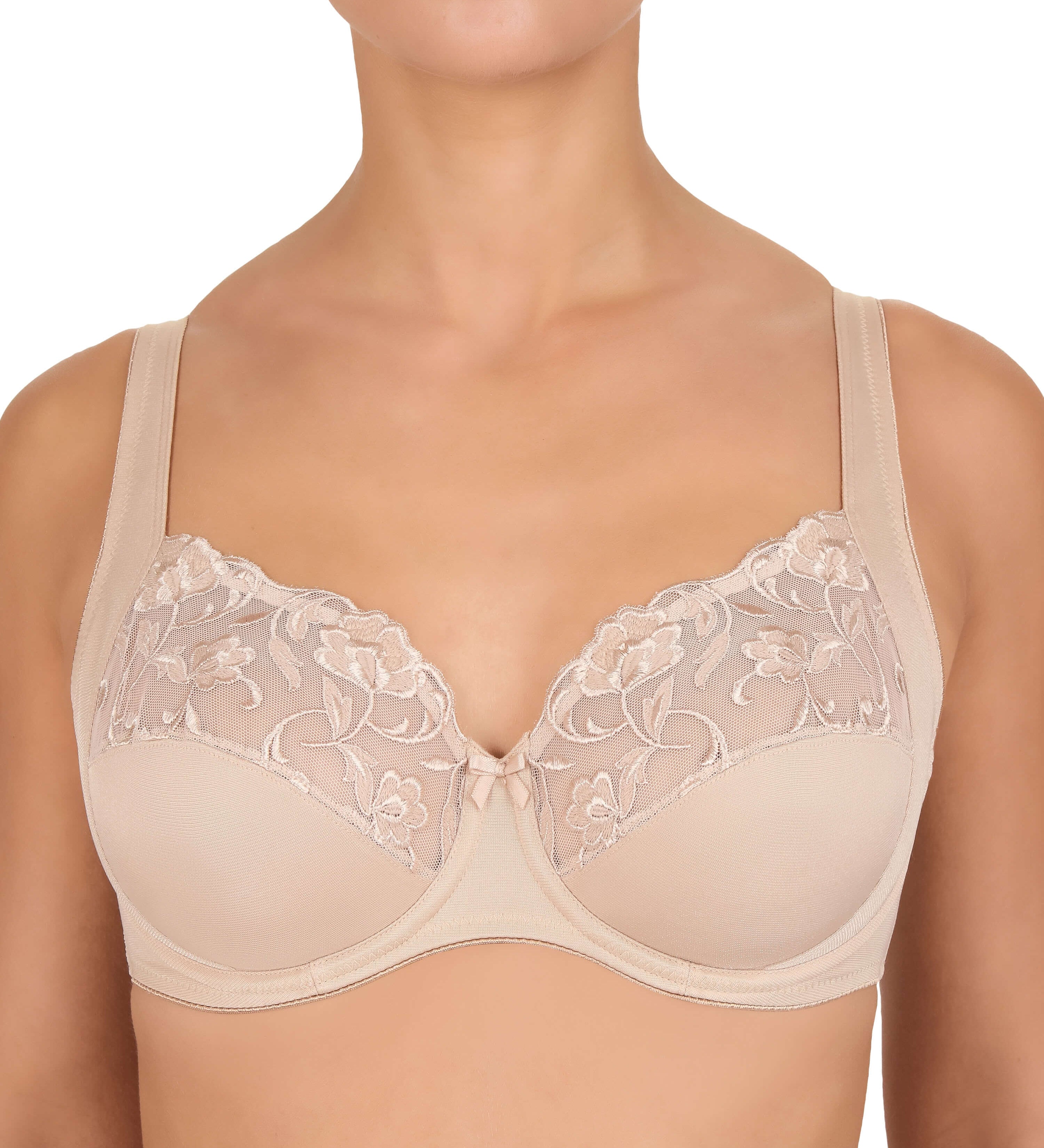 Felina Moments Underwired, Full Cup Bra - Black & Sand