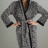 Damella Animal Print Robe